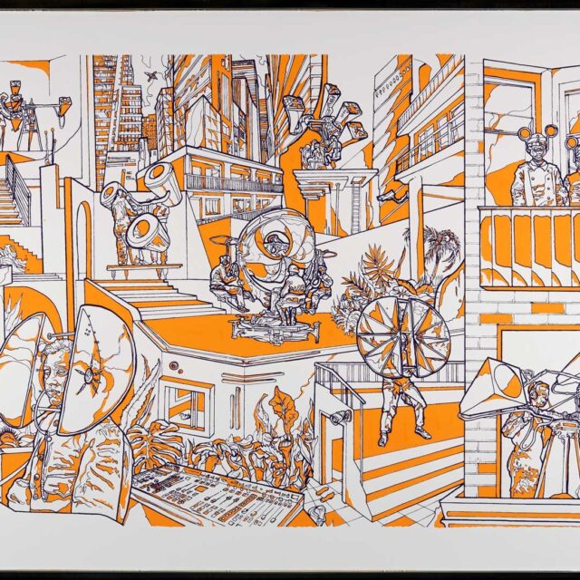 Distanz-2020-100cm-x-140cm-Screenprint-on-Paper